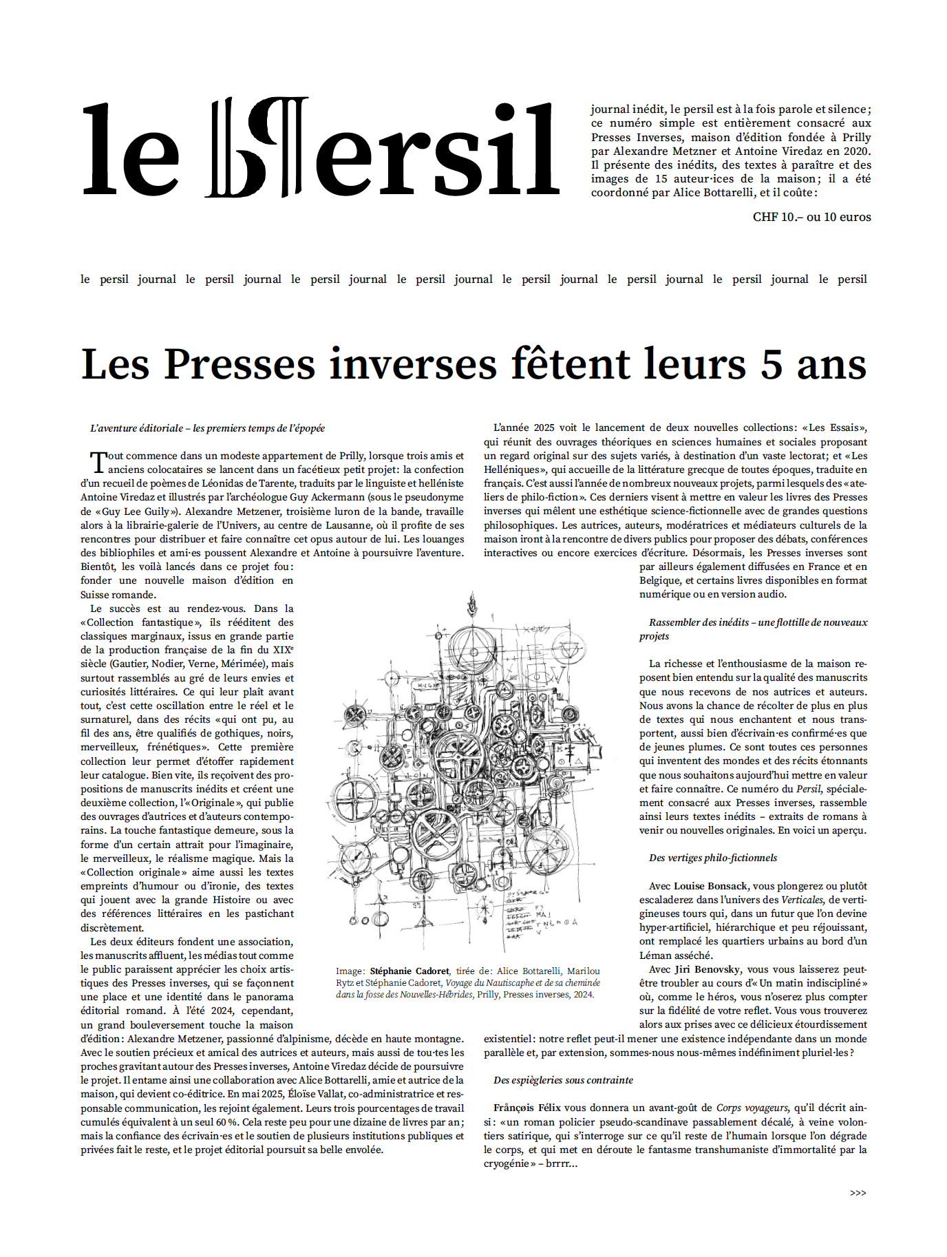 Le Persil – n° 240 – Presses Inverses