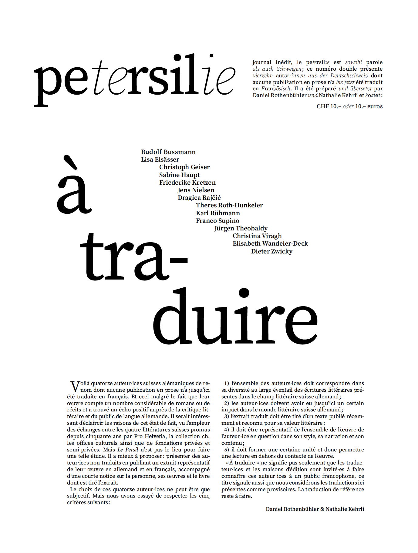 Le Persil – n° 241-242 – A traduire!